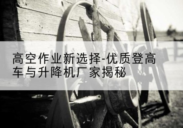 偃师登高车厂家-高空作业新选择-优质登高车与升降机厂家揭秘